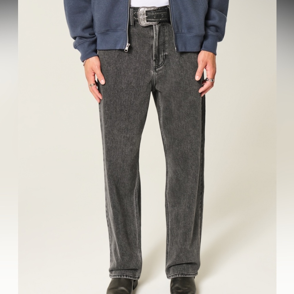 Hollister Stylish Gray Denim Jeans